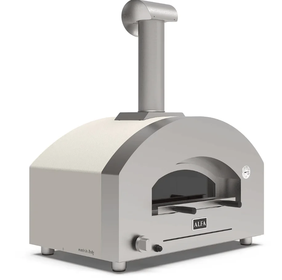 Alfa Futuro 2 Pizze Gas-Fired Pizza Oven (White Stone)