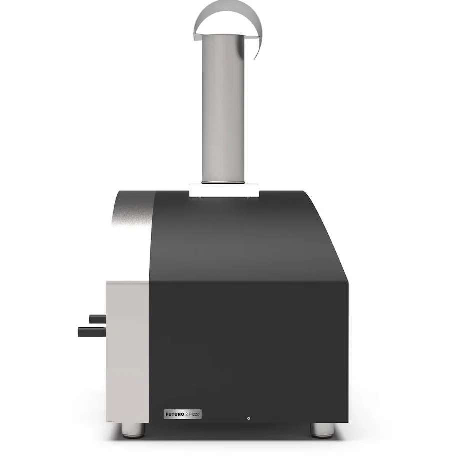 Alfa Futuro 2 Pizze Gas-Fired Pizza Oven (Wrinkle Black) - Image 2
