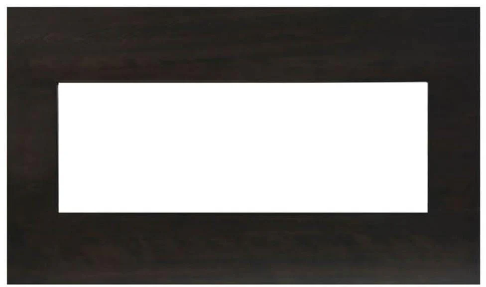 Amantii 40" Knotty Black Wood Mantel Surround (40" Panorama Extra Slim) - MAN-BMKB-XS40