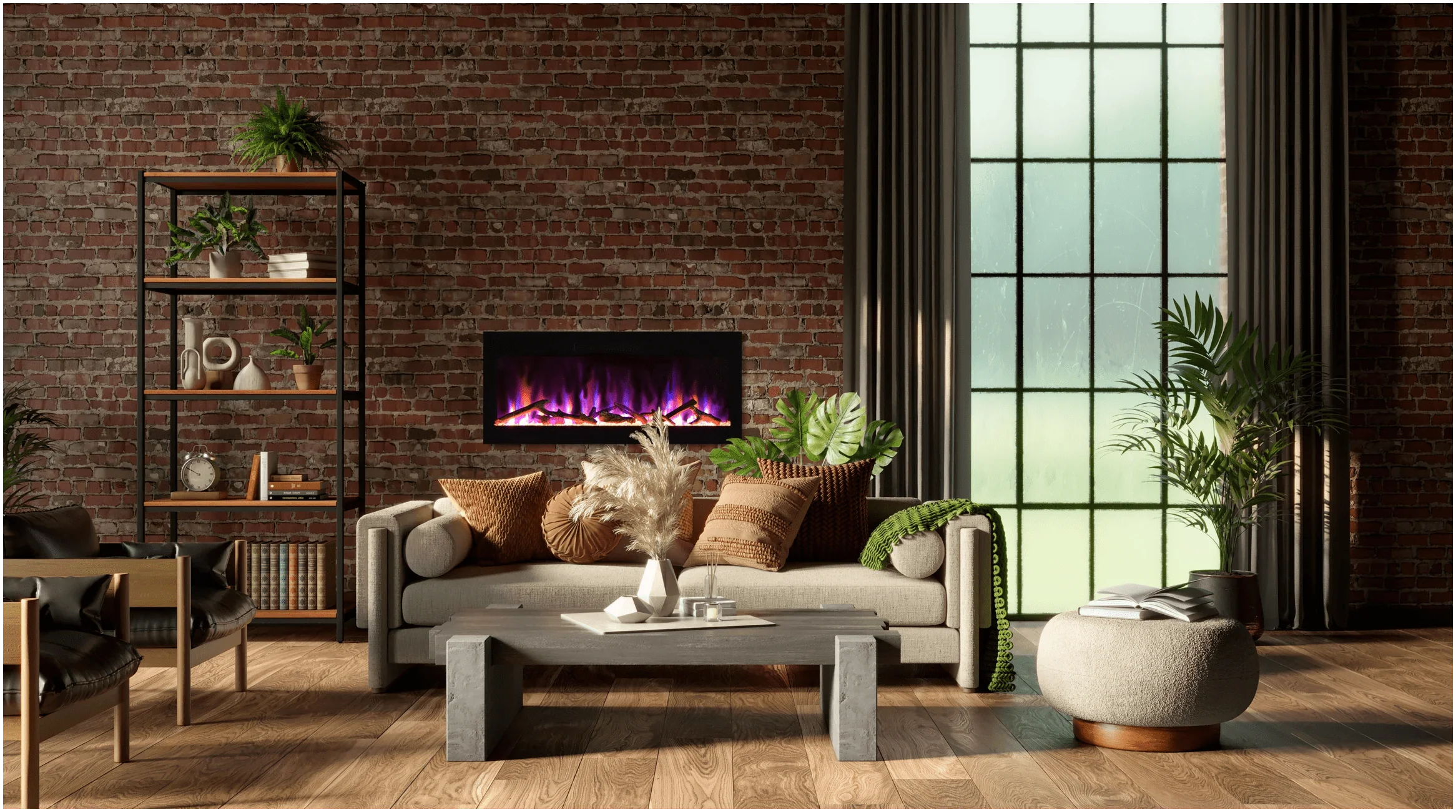 Amantii Evolution Linear 60 Electric Fireplace by Fire & Ice - Image 7