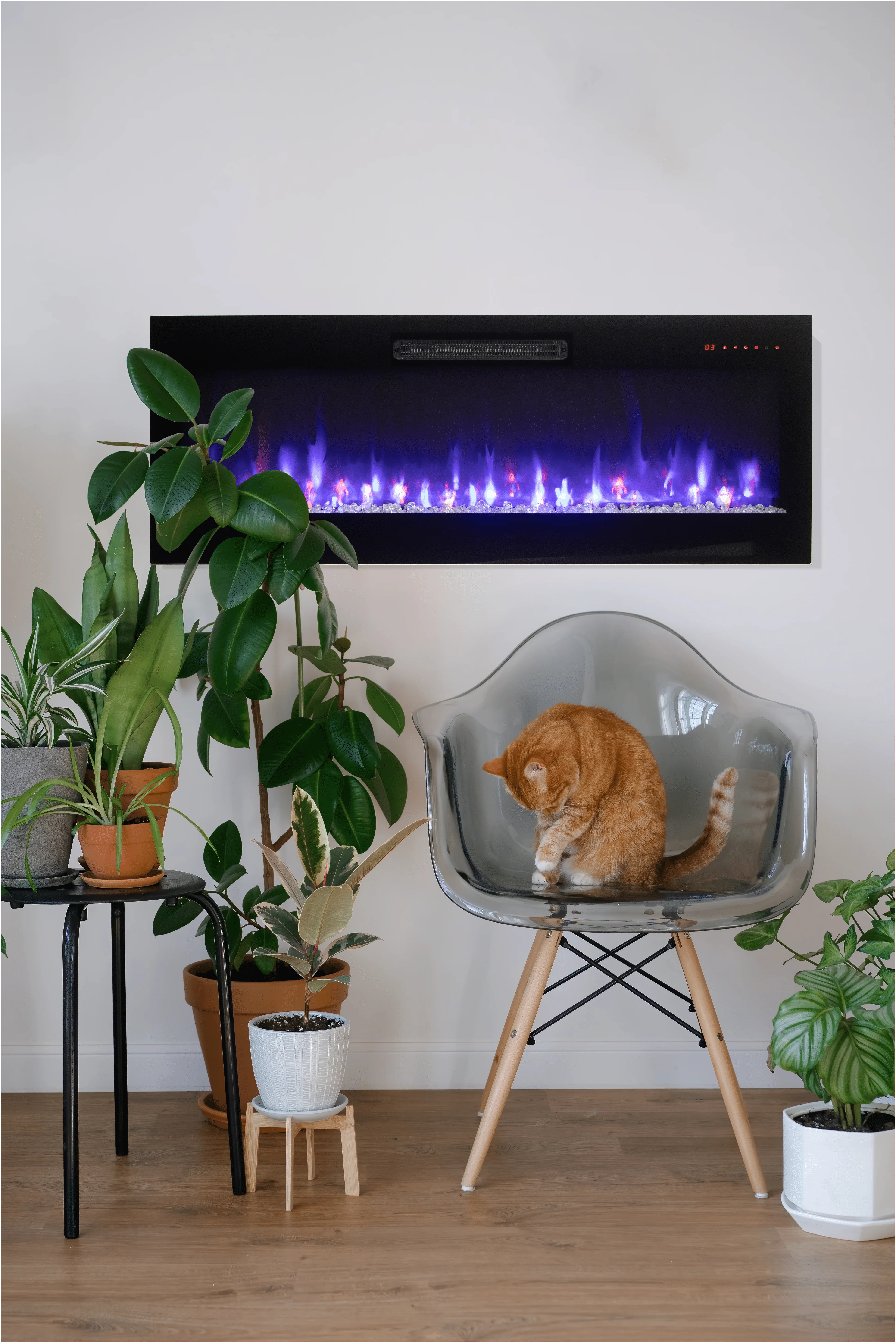 Amantii Evolution Linear 60 Electric Fireplace by Fire & Ice - Image 8