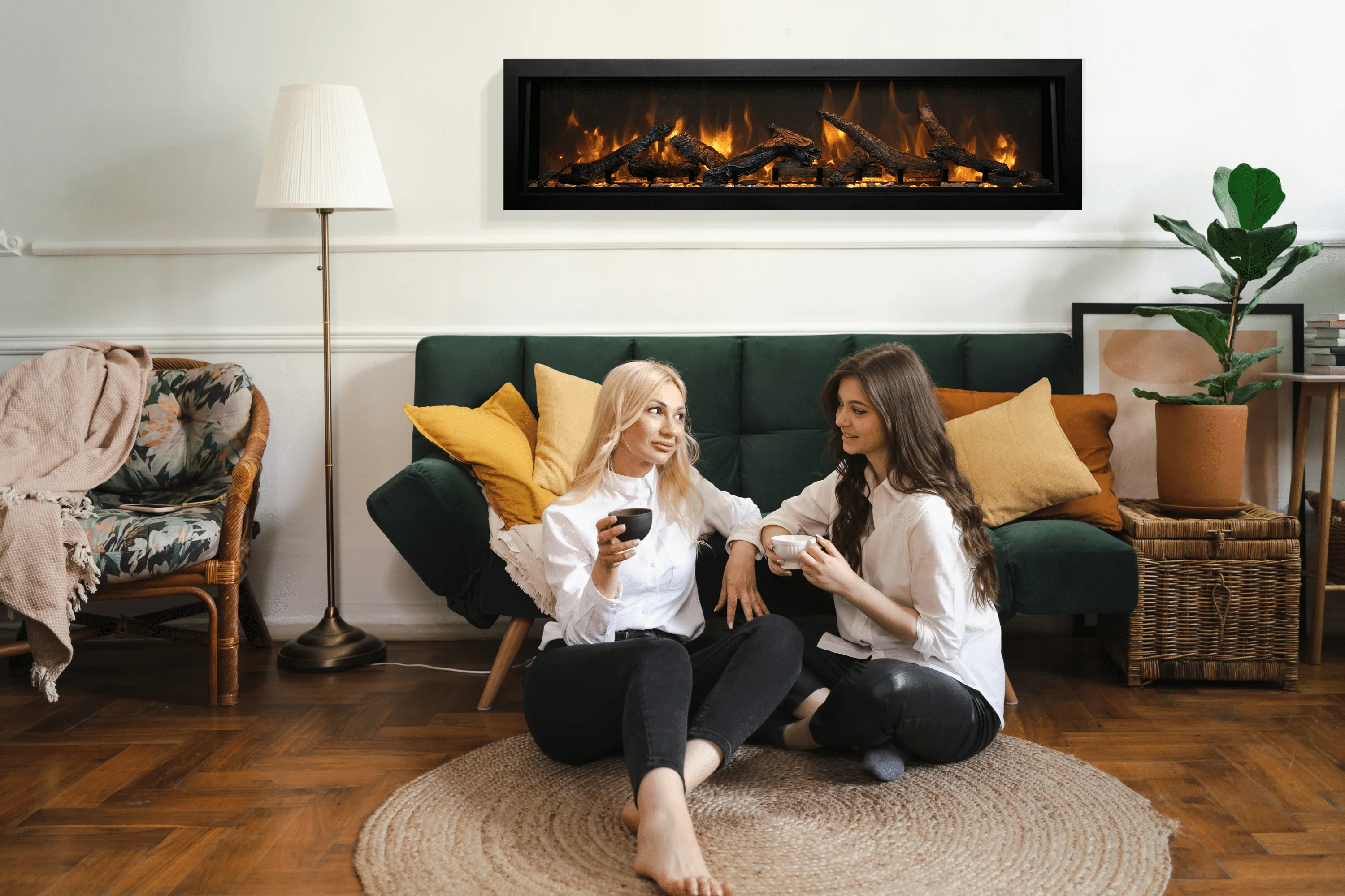 Amantii Panorama BI Deep Extra Tall Lumina 50 Electric fireplace - Image 2