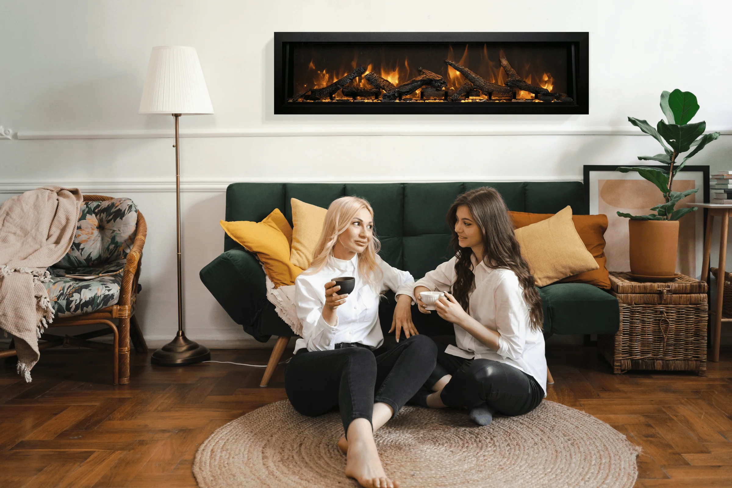 Amantii Panorama BI Deep Extra Tall Lumina 60 Electric fireplace - Image 2