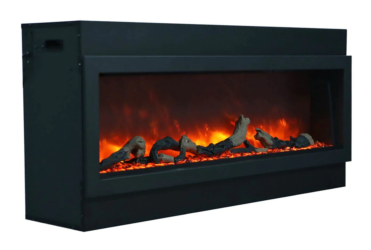 Amantii Panorama Deep Extra Tall 60 Indoor / Outdoor Built-in Electric Fireplace - Image 2