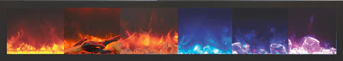 Amantii Panorama Deep Extra Tall 60 Indoor / Outdoor Built-in Electric Fireplace - Image 4