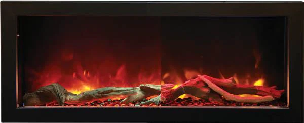 Amantii Panorama Deep Extra Tall 60 Indoor / Outdoor Built-in Electric Fireplace - Image 6