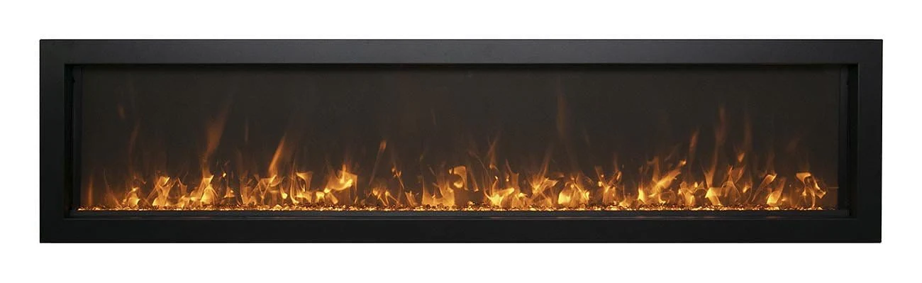 Amantii Panorama Extra Slim 40 Indoor / Outdoor Built-in Electric Fireplace - Image 2