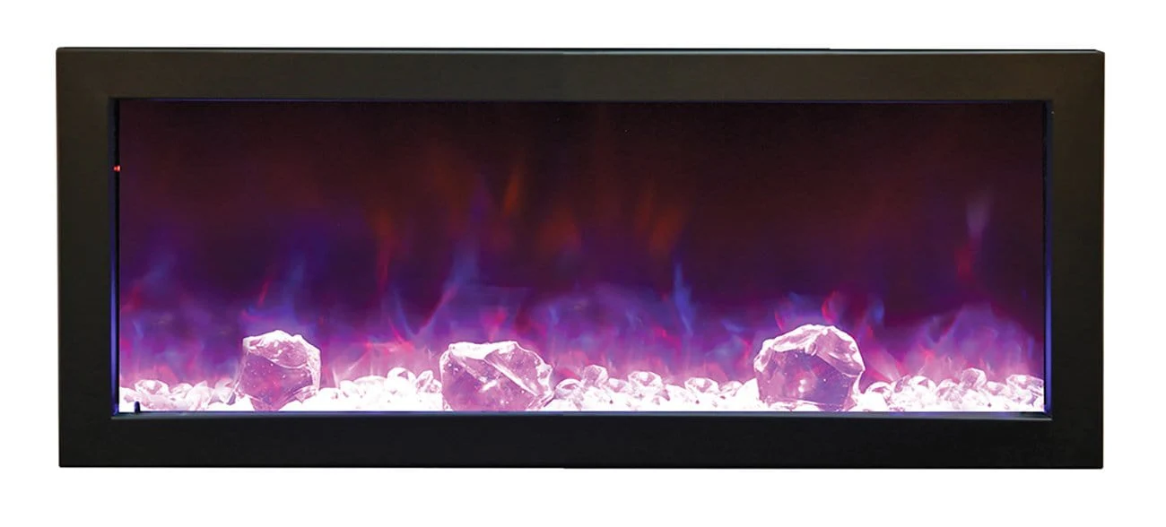 Amantii Panorama Slim 40 Indoor / Outdoor Built-in Electric Fireplace