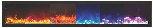 Amantii Panorama Slim 88 Indoor / Outdoor Built-in Electric Fireplace - Image 5