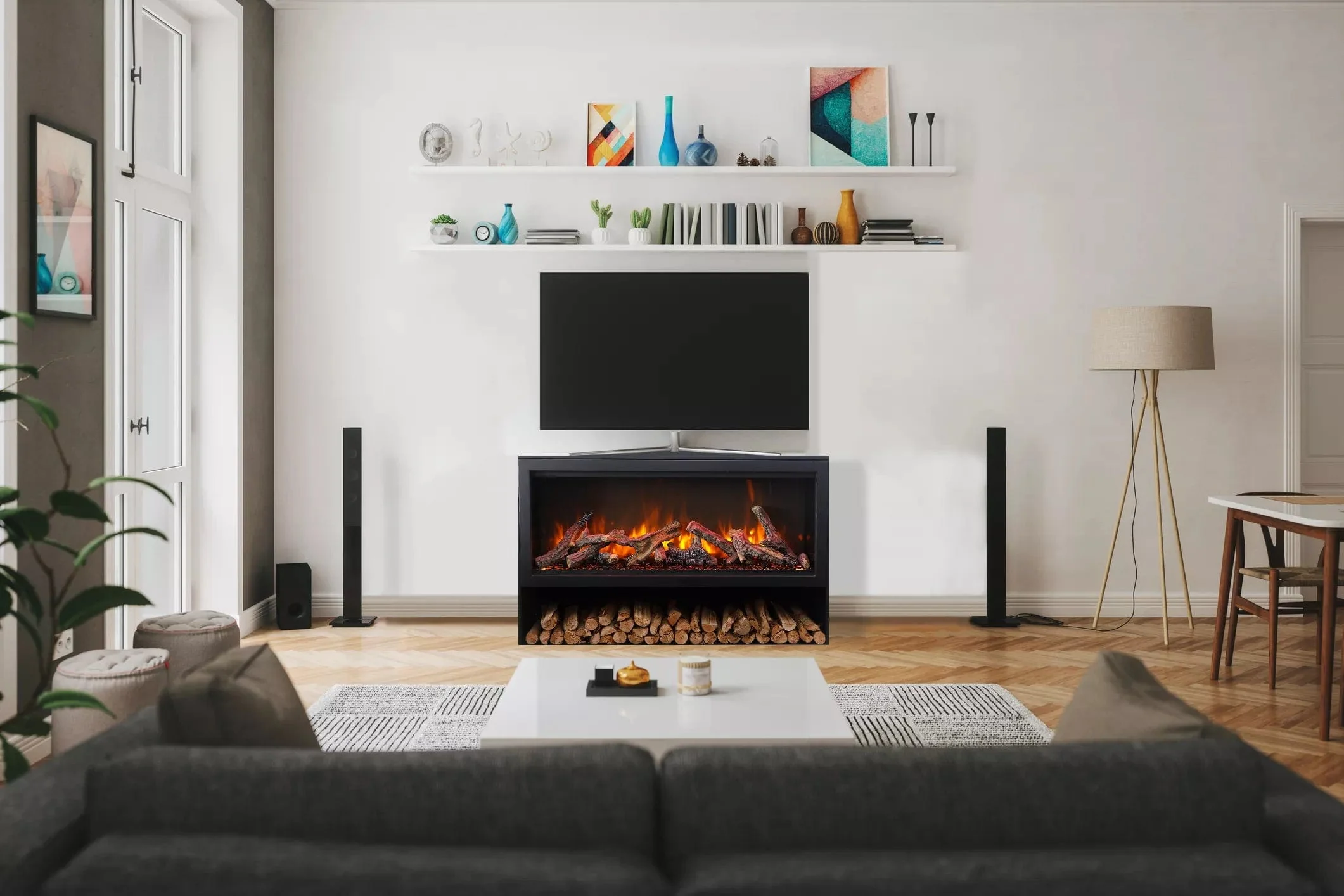 Amantii Pedestal Display (TRD-26) - TRD-26-BLK-PDS - Image 2