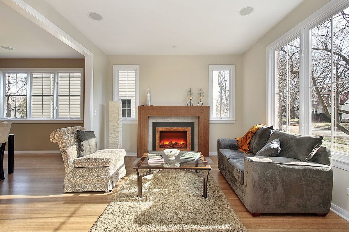 Amantii Sierra Flame 34 Electric Fireplace Insert - Image 4