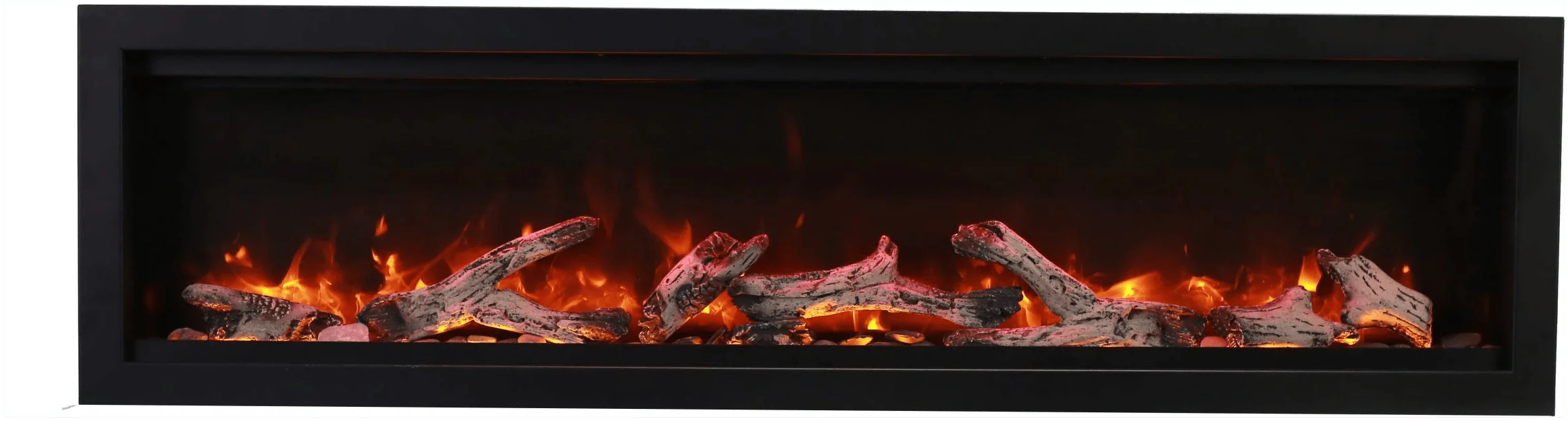 Amantii Symmetry Bespoke 42 Indoor / Outdoor Built-in Electric Fireplace - Image 3