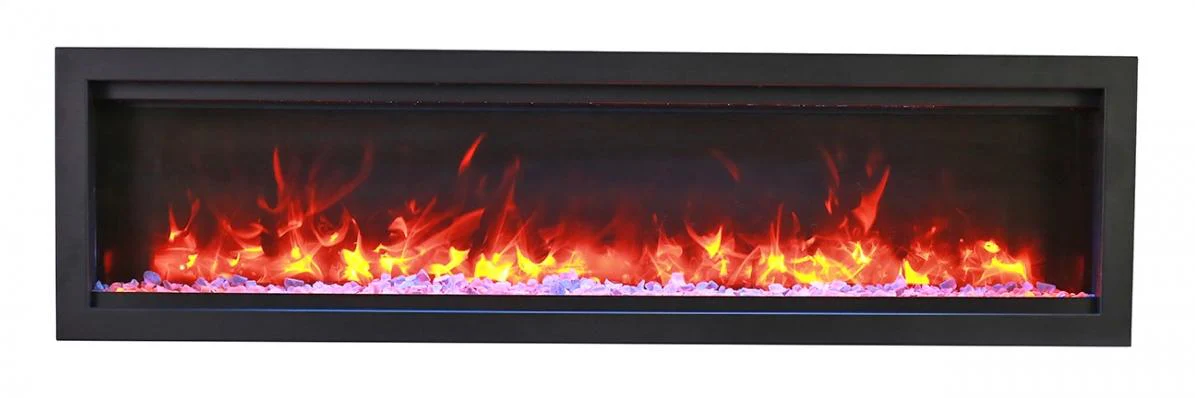 Amantii Symmetry Bespoke 50 Indoor / Outdoor Built-in Electric Fireplace - Image 2