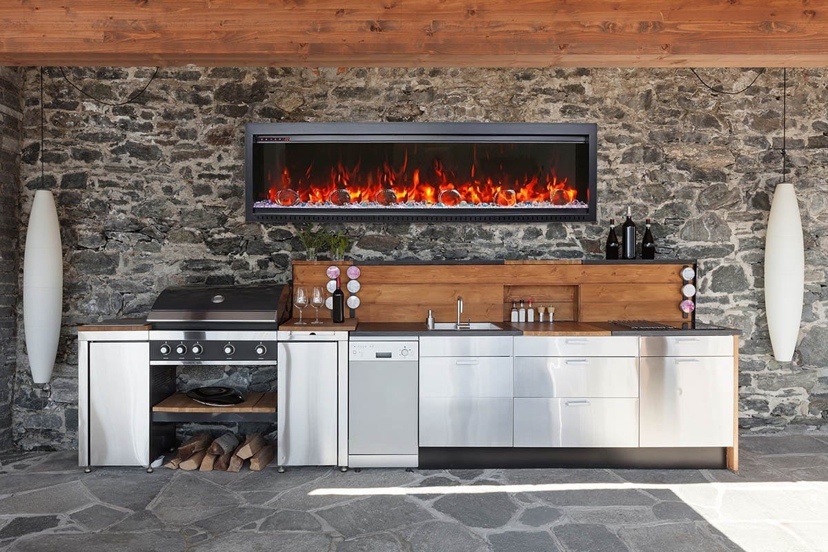 Amantii Symmetry Bespoke 50 Indoor / Outdoor Built-in Electric Fireplace - Image 4