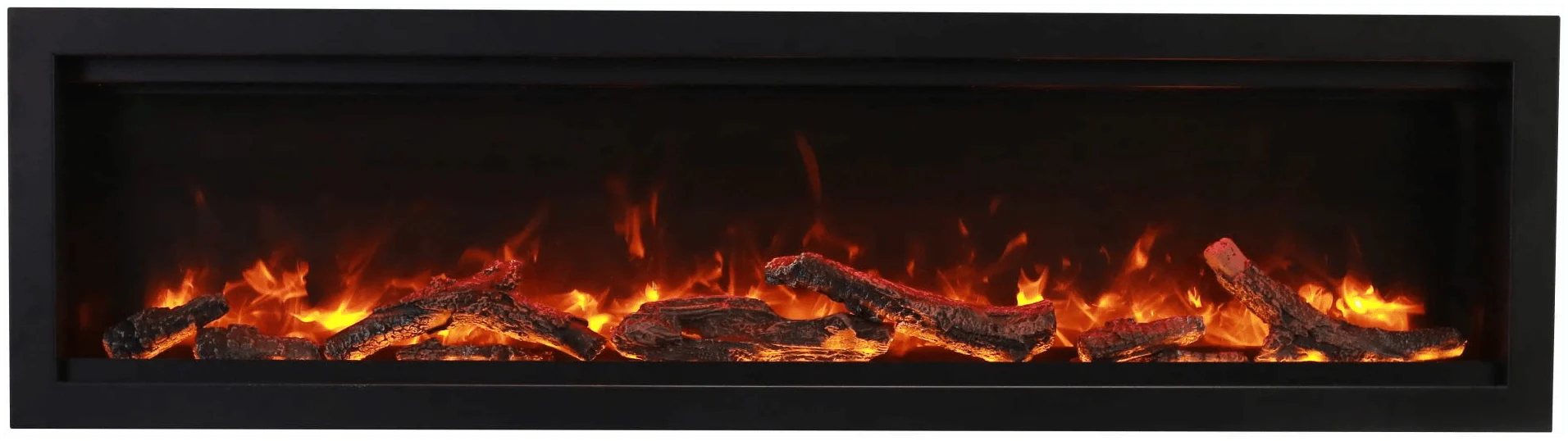 Amantii Symmetry Bespoke 88 Indoor / Outdoor Built-in Electric Fireplace - Image 2
