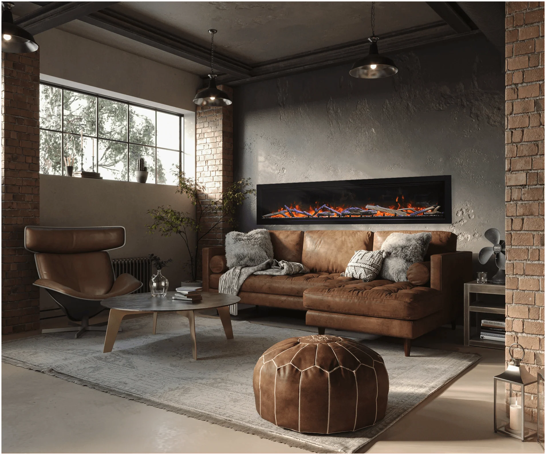 Amantii Symmetry Lumina 50 Built-In Electric Fireplace - Image 2