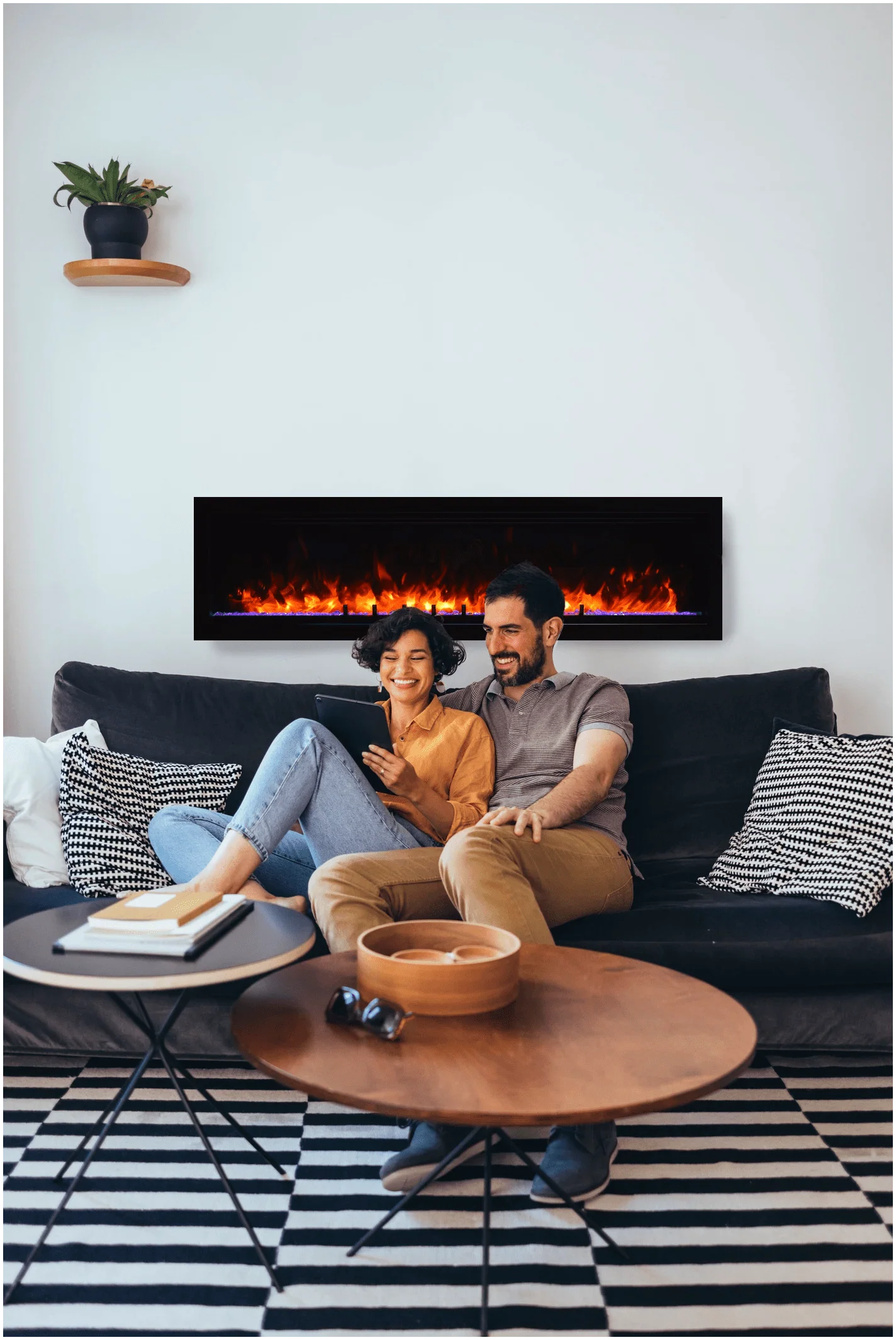Amantii Symmetry Lumina 50 Built-In Electric Fireplace - Image 3