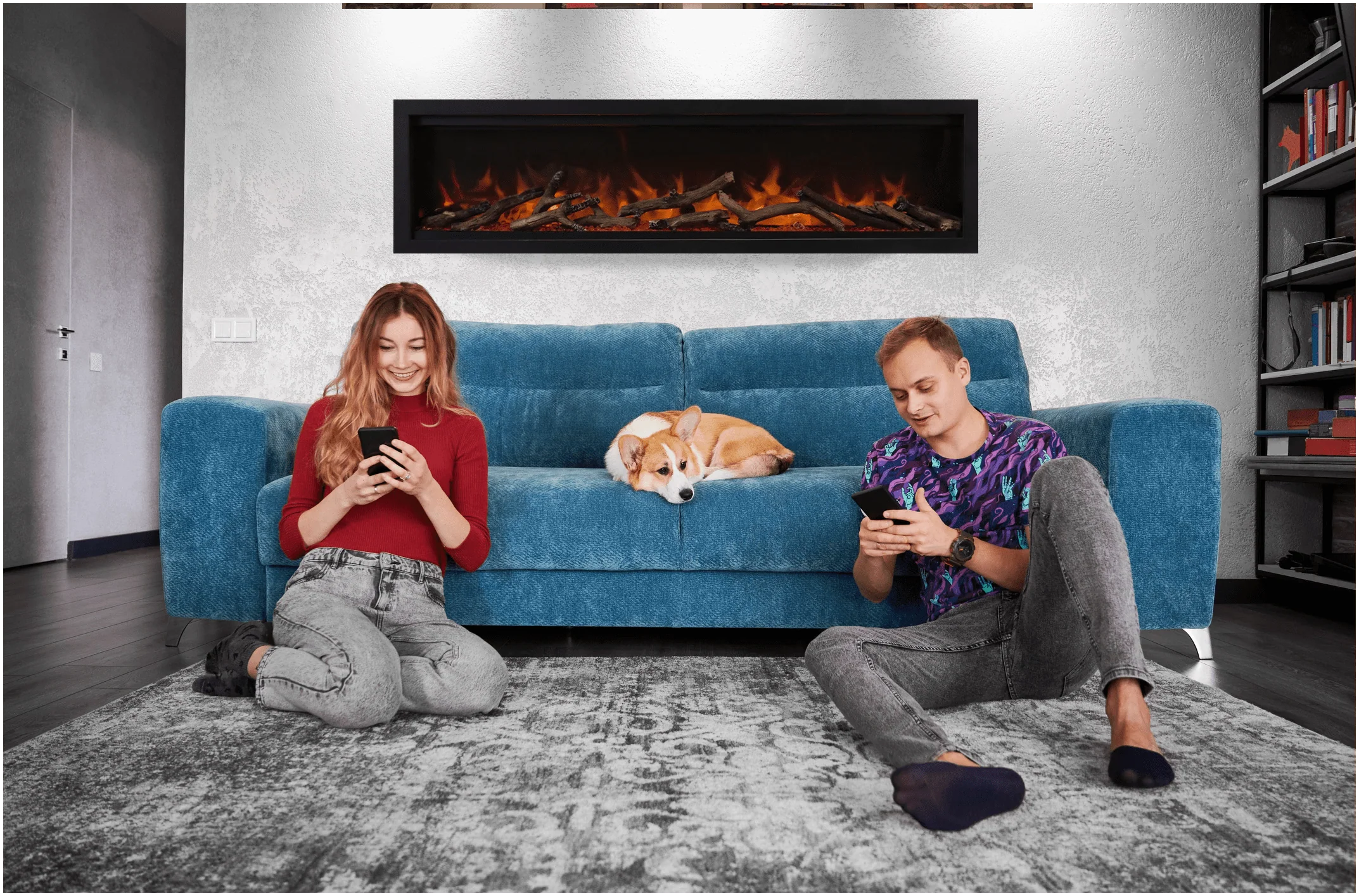 Amantii Symmetry Lumina 88 Built-In Electric Fireplace - Image 6
