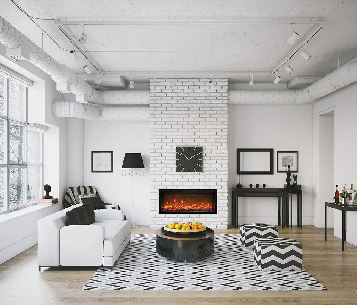 Amantii Symmetry XT Smart 50 Electric Fireplace - Image 2