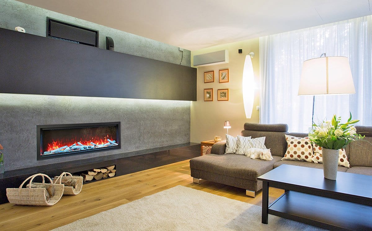 Amantii Symmetry XT Smart 60 Electric Fireplace - Image 3