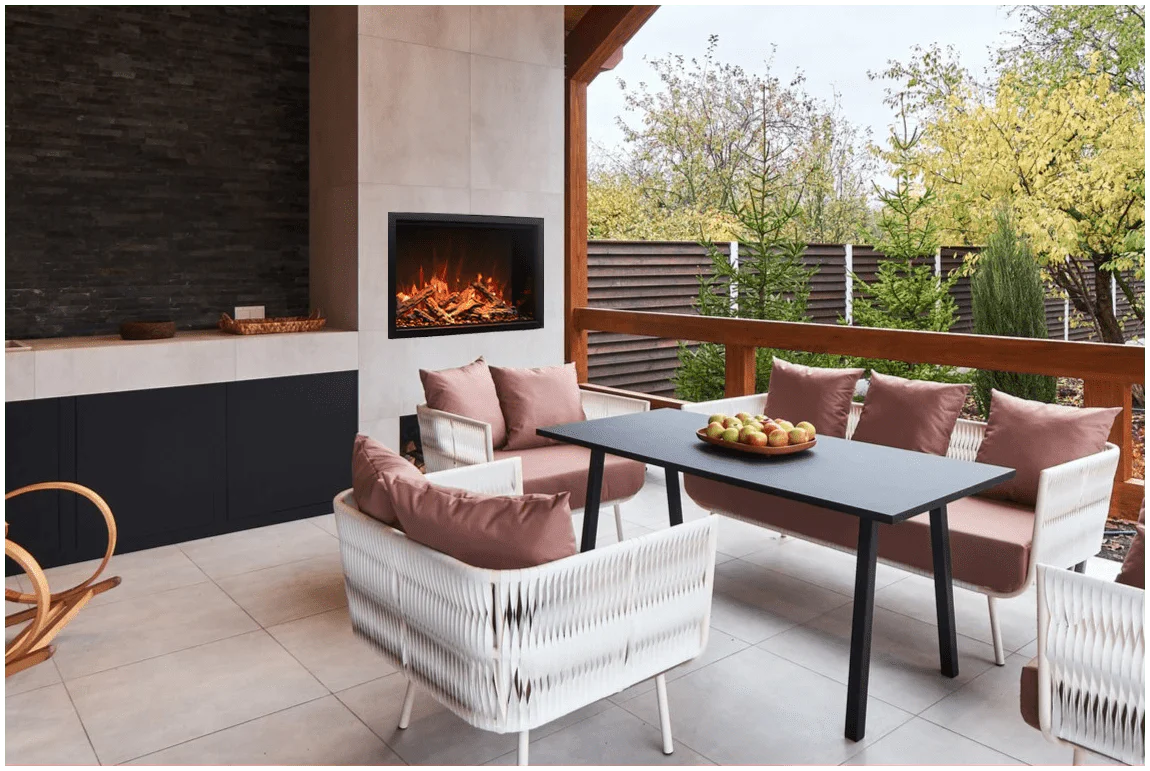 Amantii Traditional Lumina 30 Indoor/Outdoor Electric Fireplace - Image 4