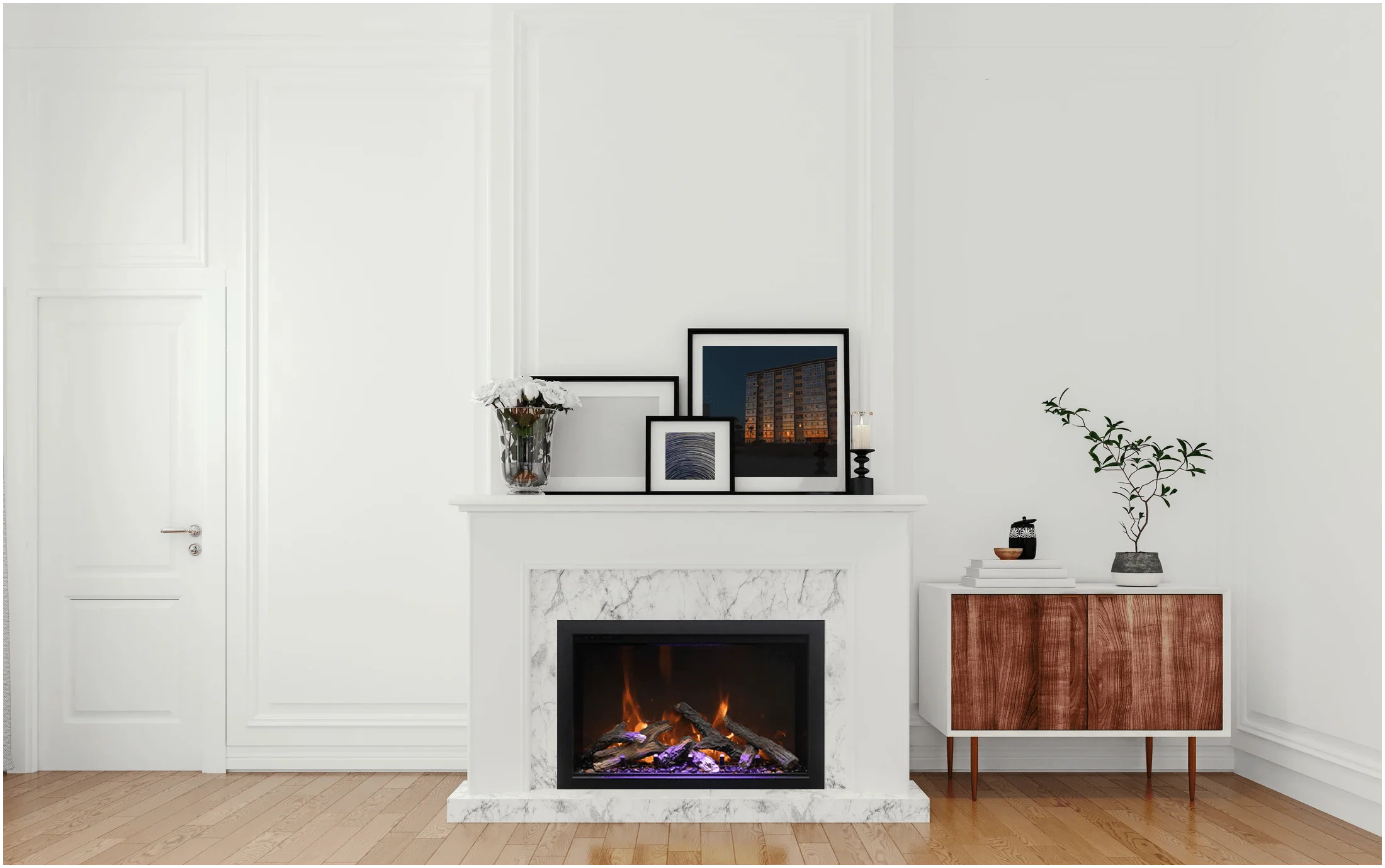 Amantii Traditional Lumina 48 Indoor/Outdoor Electric Fireplace - Image 3
