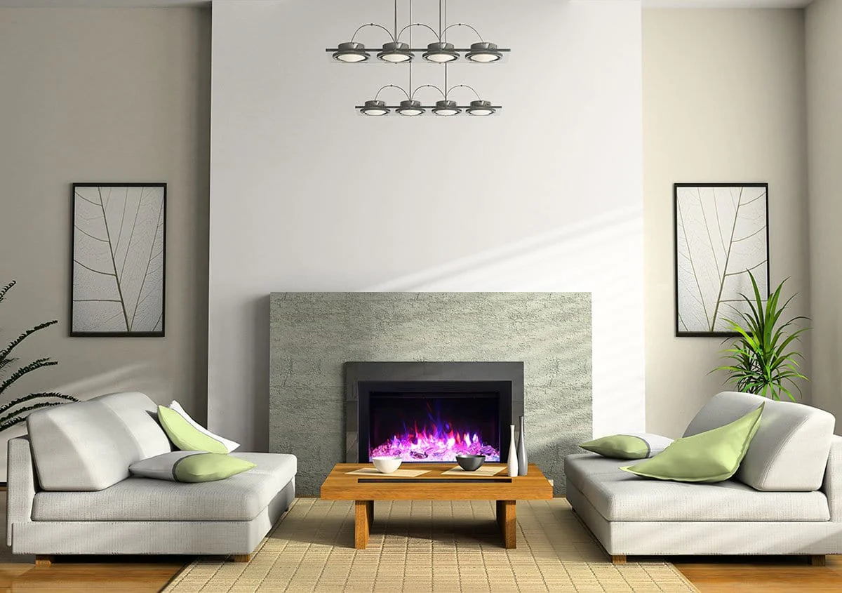 Amantii Traditional Series 30 Indoor / Outdoor Electric Fireplace Insert - Image 5