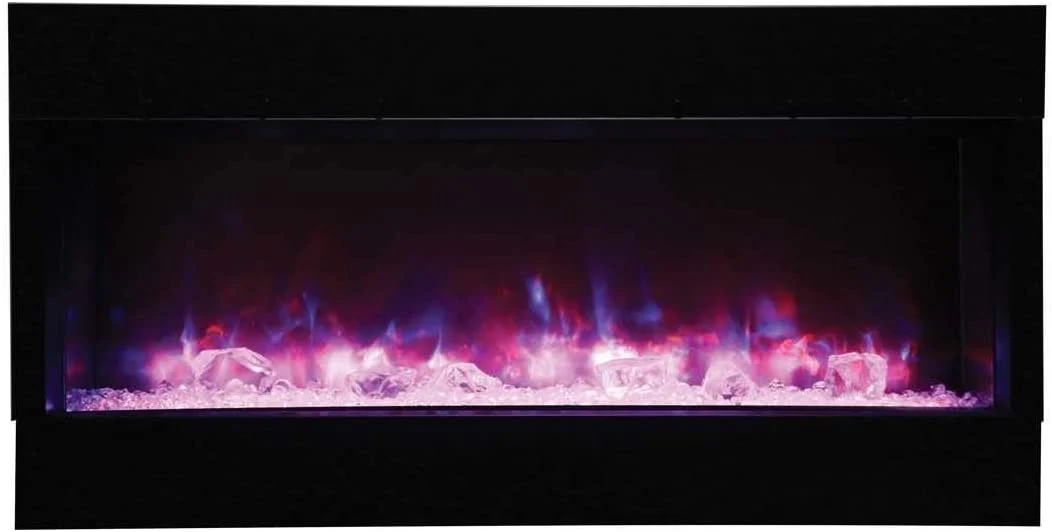 Amantii Tru-View Deep 50 3-Sided Built-In Electric Fireplace