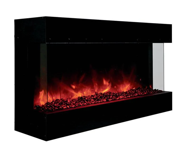 Amantii Tru-View Deep 50 3-Sided Built-In Electric Fireplace - Image 2