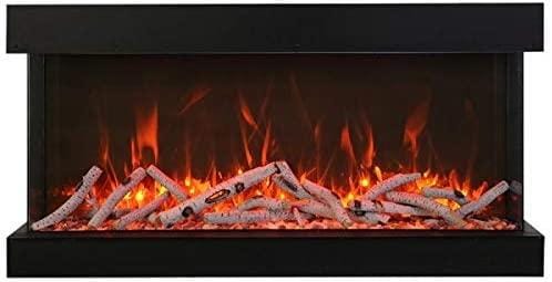 Amantii Tru-View Deep 60 3-Sided Built-In Electric Fireplace