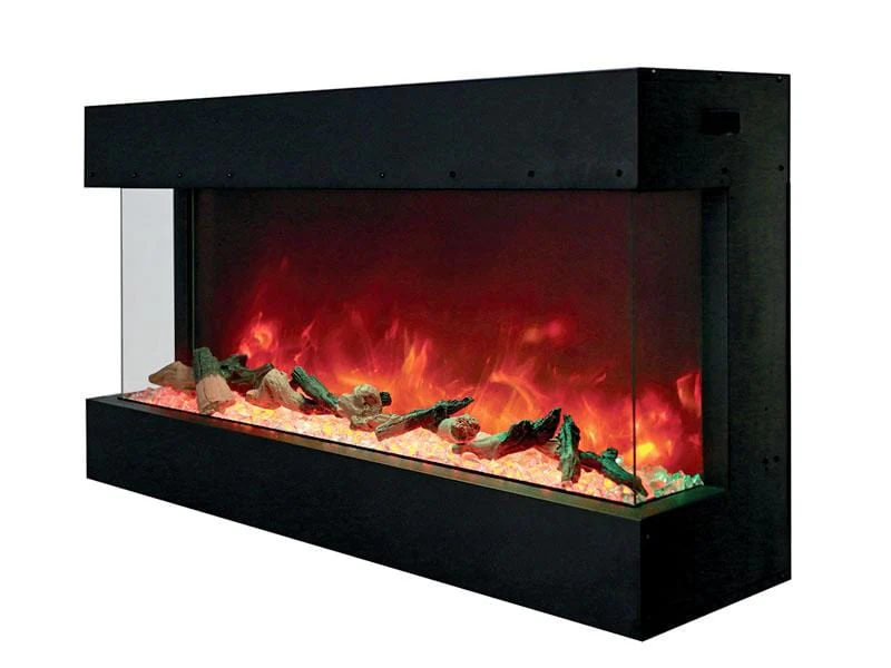 Amantii Tru-View Deep 60 3-Sided Built-In Electric Fireplace - Image 3