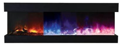 Amantii Tru-View Deep 60 3-Sided Built-In Electric Fireplace - Image 7