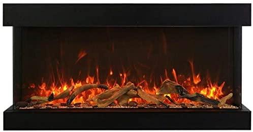 Amantii Tru-View Extra Tall 72 3-sided Indoor / Outdoor Electric Fireplace - Image 2