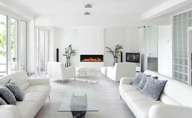 Amantii Tru-View Slim 30 3-sided Indoor / Outdoor Electric Fireplace - Image 7