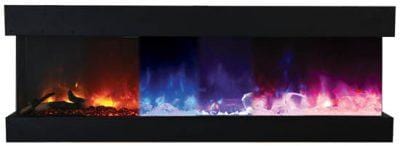 Amantii Tru-View Slim 72 3-sided Indoor / Outdoor Electric Fireplace - Image 10