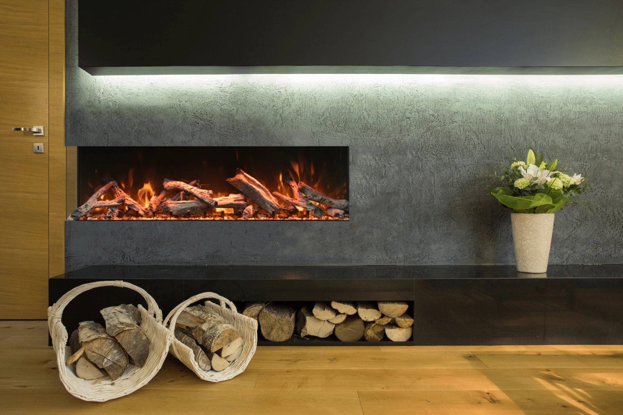 Amantii TruView Bespoke 65 Indoor / Outdoor Electric Fireplace - Image 13