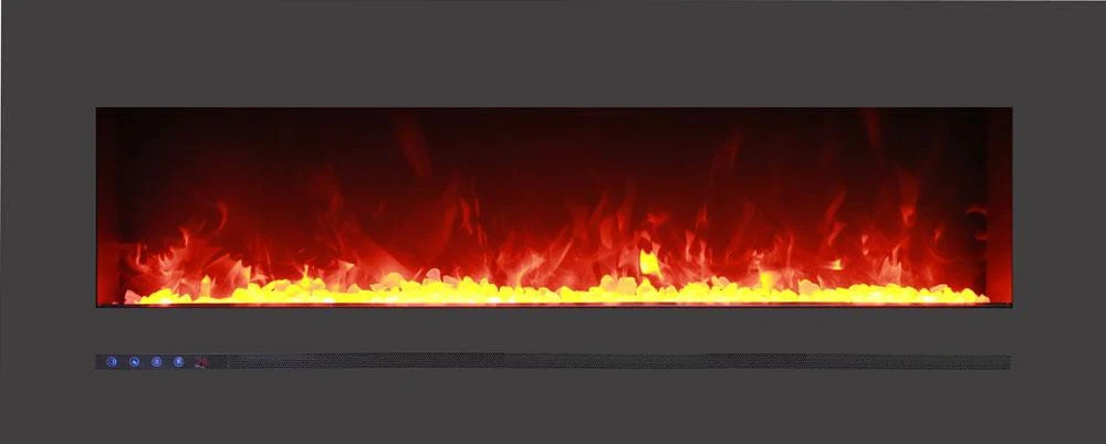 Amantii Wall/Flush-Mount 48" Electric Fireplace w/ Steel Surround - Image 4