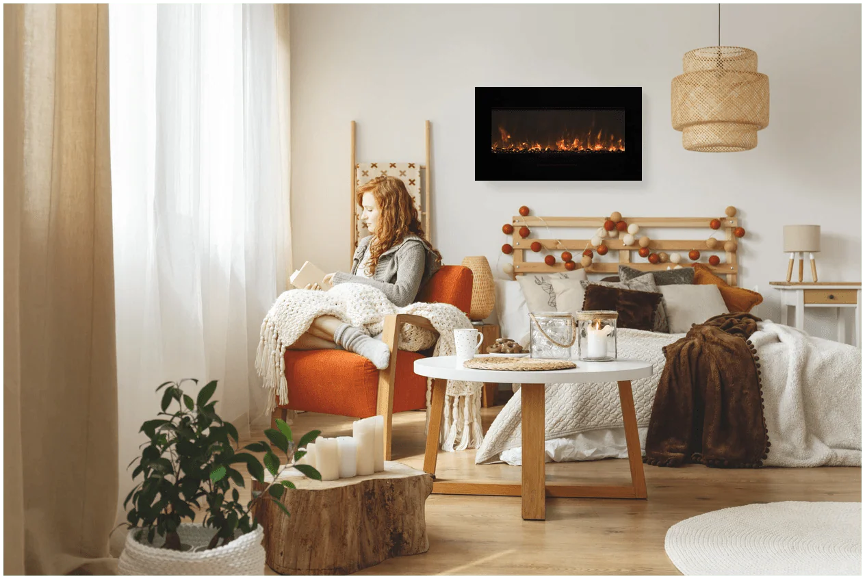 Amantii Wall/Flush-Mount 50" Electric Fireplace - Image 4