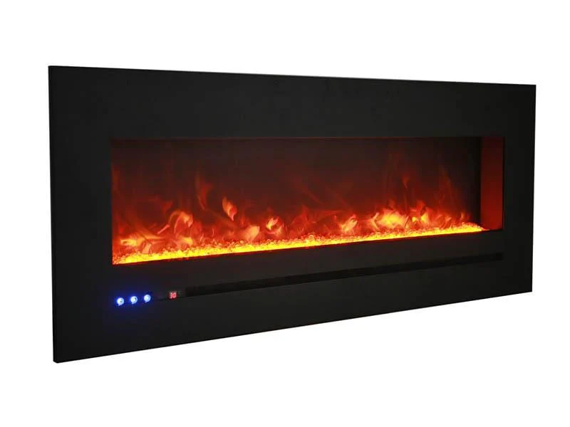 Amantii Wall/Flush-Mount 72" Electric Fireplace w/ Steel Surround - Image 2