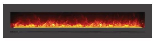 Amantii Wall/Flush-Mount 88" Electric Fireplace w/ Steel Surround - Image 7