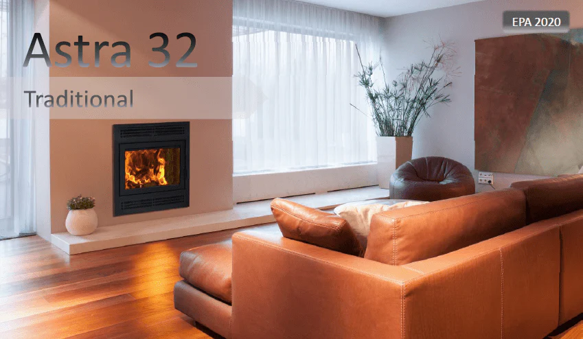Ambiance Fireplaces Astra 32 Wood Fireplace - Image 2