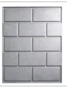 Ambiance Fireplaces Cast Iron Panel - 38SFC1175