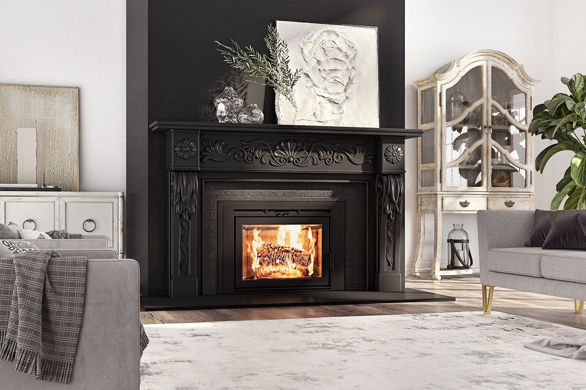 Ambiance Fireplaces Flair 34 Wood Fireplace - Image 3
