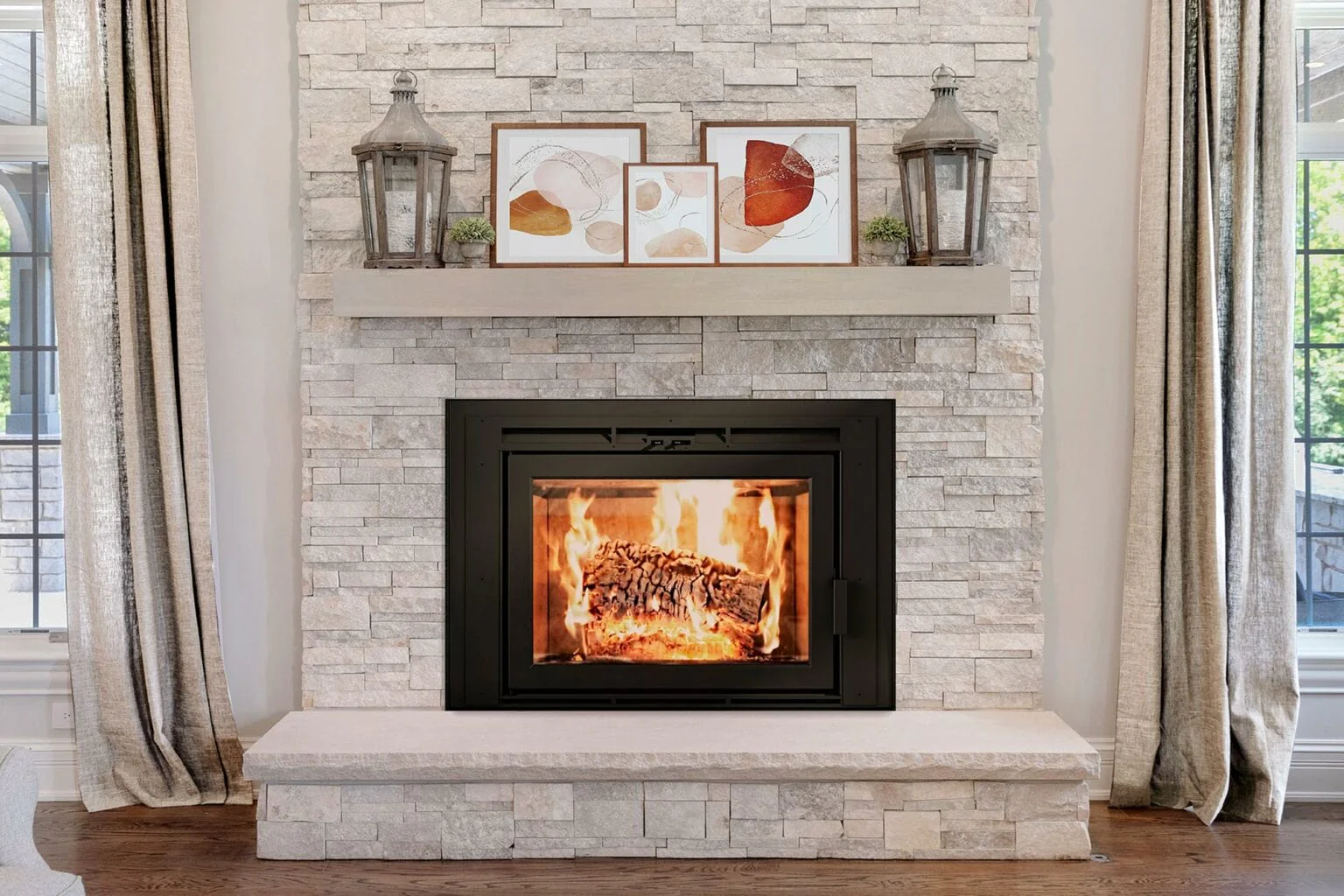 Ambiance Fireplaces Flair 34 Wood Fireplace - Image 5