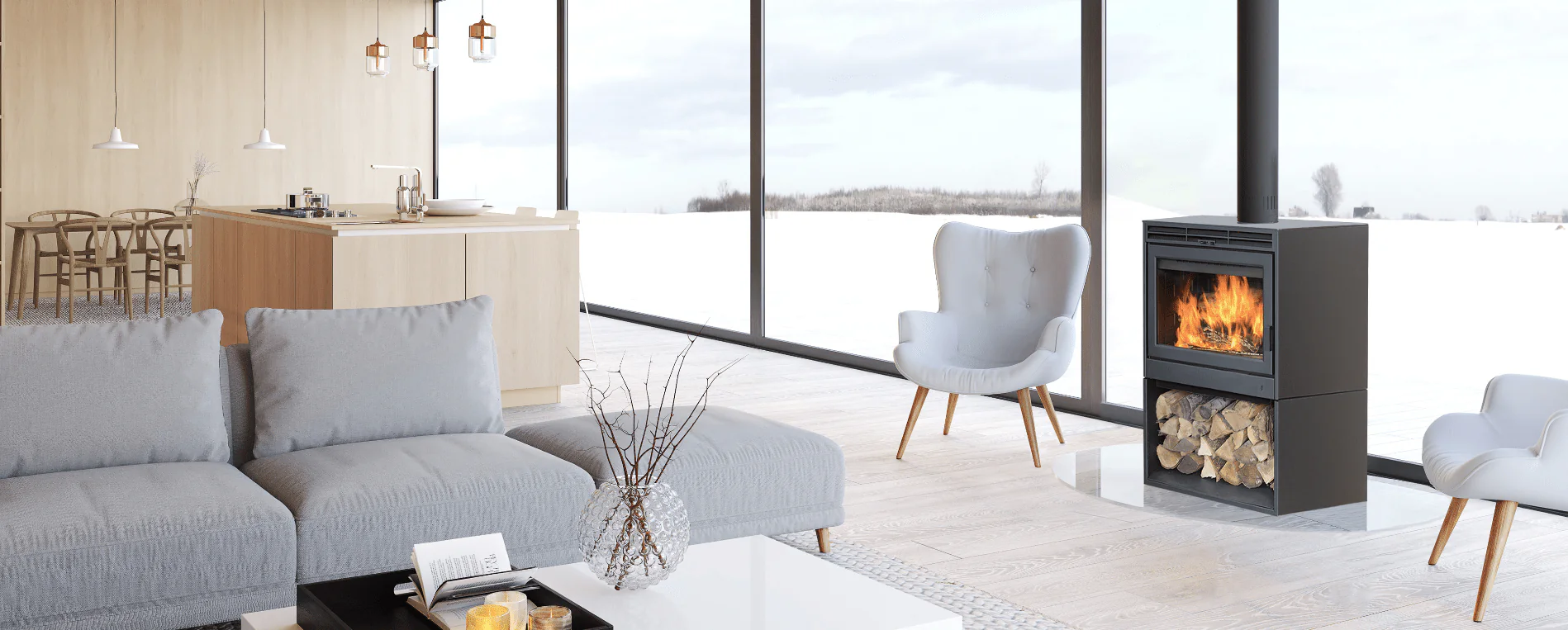 Ambiance Fireplaces Novo 18 Freestanding Stove - Image 3