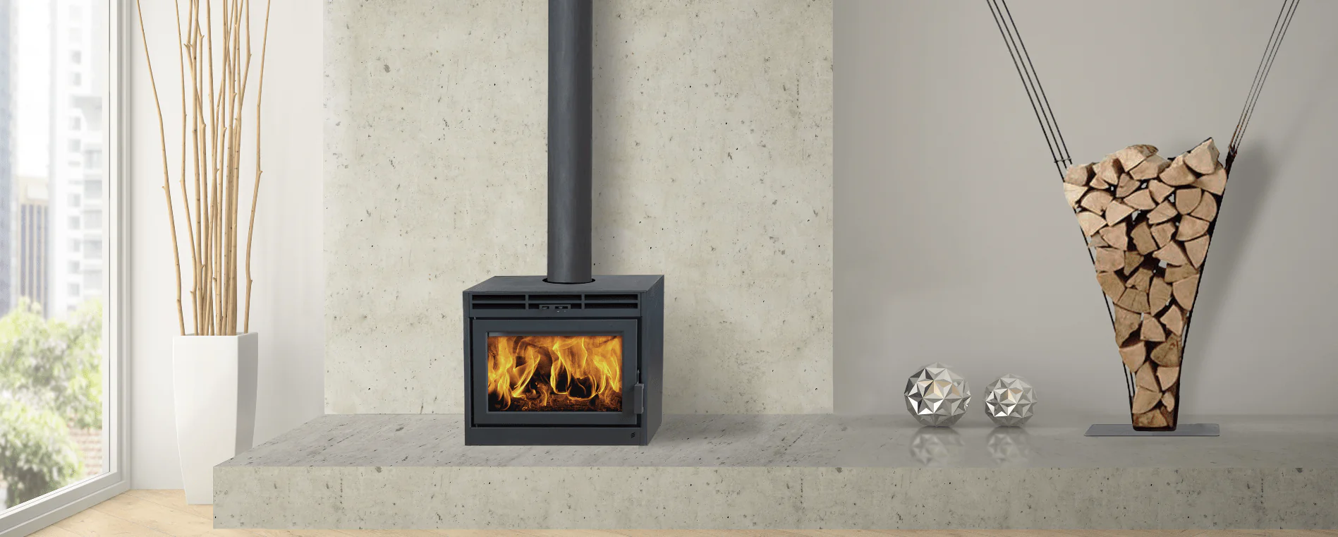 Ambiance Fireplaces Novo 24 Freestanding Stove - Image 4