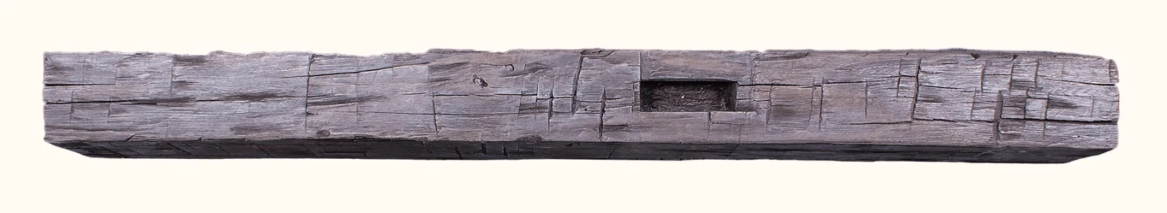Ambiance HEWN Mortise Beam Storm Grey 72" - HMB-6-SG