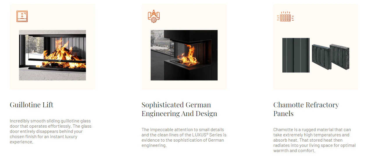 Ambiance Luxus Bay 32 Zero-Clearance Wood Fireplace - Image 4