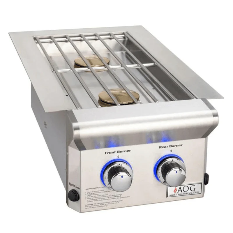 American Outdoor Grill Built-In Double Side Burner 25,000 BTU’s (“L” Series)