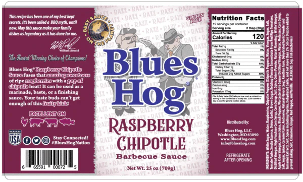 Blues Hog Raspberry Chipotle BBQ Sauce Squeeze Bottle (25 oz.) - 70510 - Image 4